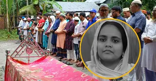মাইলস্টোন দুর্ঘটনায় নিহত আয়া মাসুমাকে ভোলায় দাফন